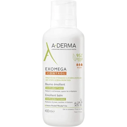 A-DERMA EXOMEGA CTRL baume fl 400 ml