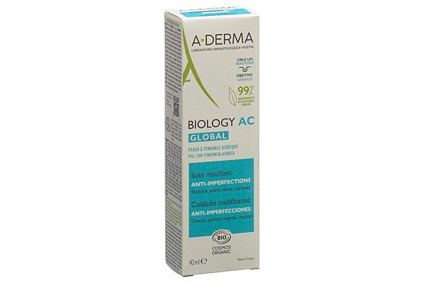 A-DERMA BIOLOGY AC Global Soin Imperfec tb 40 ml