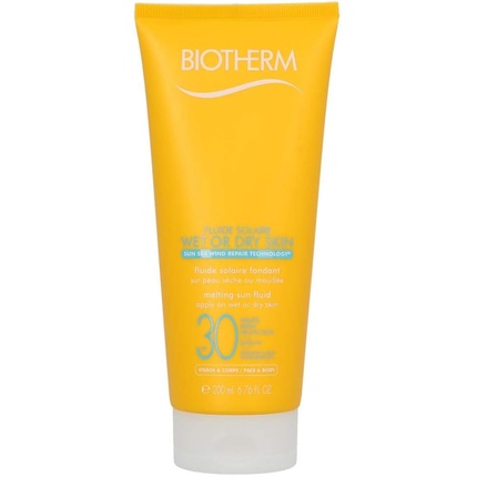 BIOTHERM SOLEIL Fluid Wet Skin Spf30 200 ml