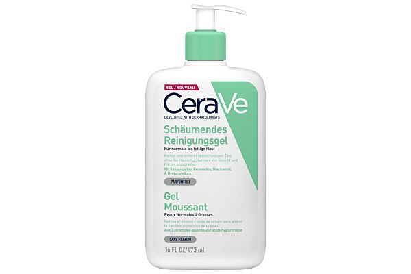 CERAVE Gel moussant disp 473 ml