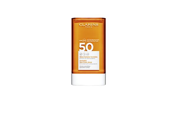 CLARINS SOLAIRE Protection Vis SPF50+ stick