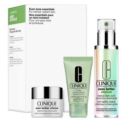 CLINIQUE Uneven Skin Tone Set 2023 3 pce