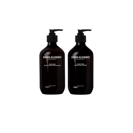 GROWN ALCH SETS Amber Glass Hand Care Duo