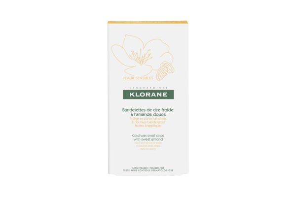 KLORANE Bandes dépilatoires visage 6 x 2 pce