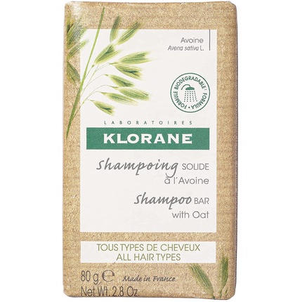 KLORANE Shampooing solide avoine bio 80 g