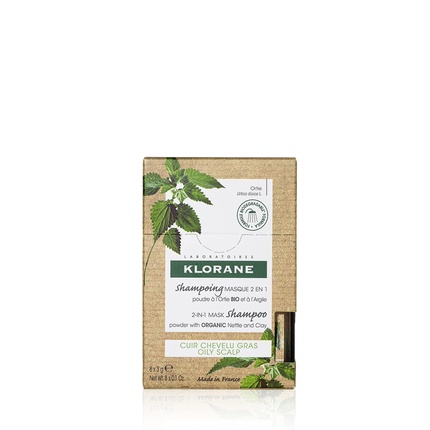 KLORANE Masque-shampooing ortie bio 8 x 3 g