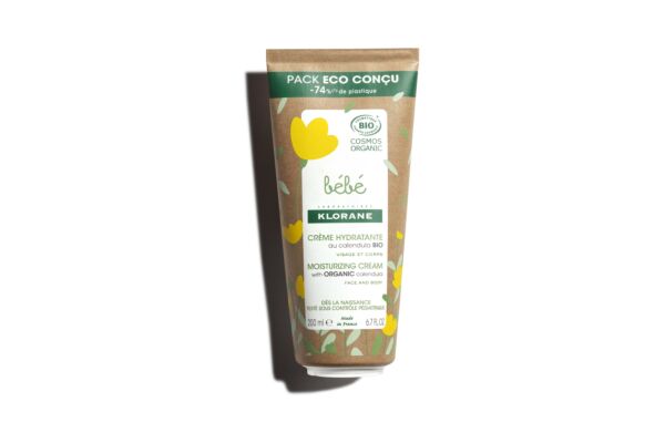 KLORANE Bébé Crème hydratante bio tb 200 ml