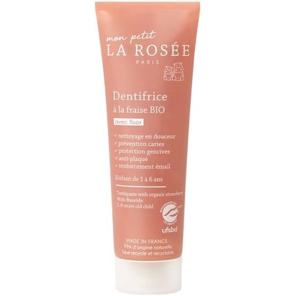LA ROSEE mon petit dentifrice fraise bio tb 50 ml