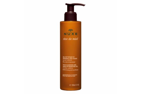 NUXE REVE MIEL Gel Demaquillant Visage 200 ml