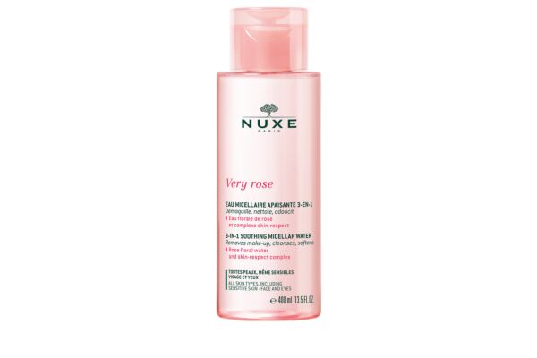 NUXE VERY ROSE Eau Micell Démaq Apais 3en1 400 ml