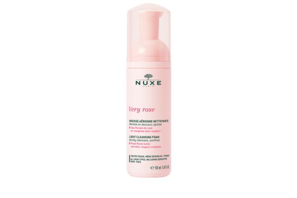 NUXE VERY ROSE Mousse Aérienne Nettoyante 150 ml