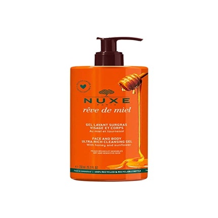NUXE REVE MIEL Gel Lavant Surgras 750 ml