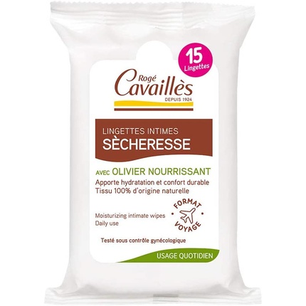 ROGE CAVAILLES Lingettes Intimes Sécher (#) 15 pce