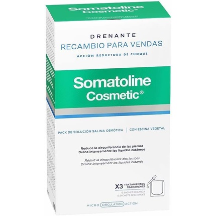 SOMATOLINE recharge bandages ref sérum 6 x 70 ml