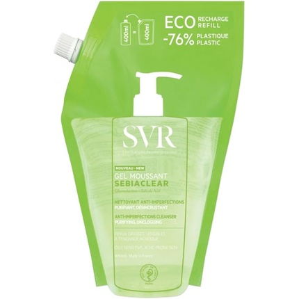 SVR SEBIACLEAR Gel Moussant Refill 400 ml
