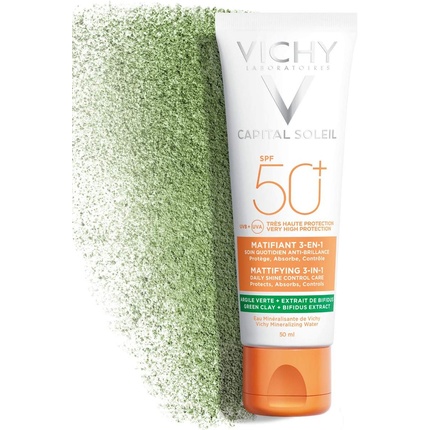 VICHY Capital Soleil Soin mat 3en1 SPF50+ tb 50 ml