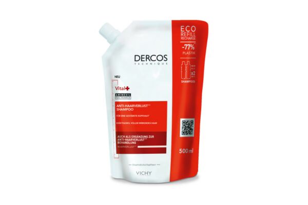 VICHY Dercos Shampooing énergisant rech 500 ml
