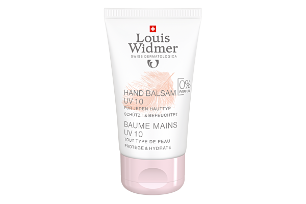 WIDMER baume mains UV10 sans parfum 50 ml