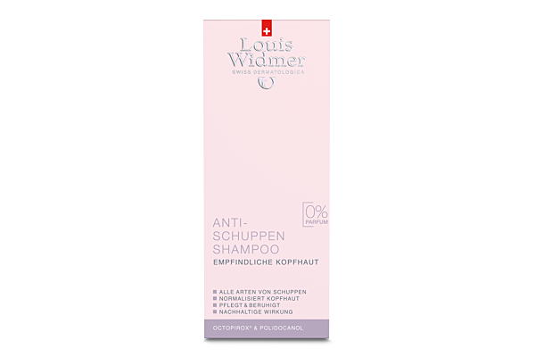 WIDMER shampooing antipelliculaire s parf 150 ml
