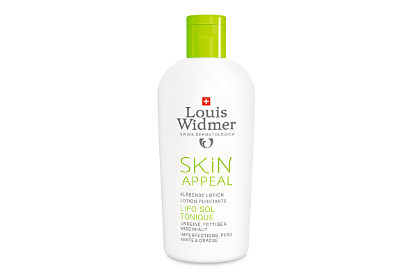 WIDMER Skin Appeal Lipo Sol ton s alcool 150 ml