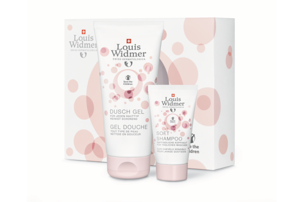 WIDMER gel douche 200ml +soft shampooing 50ml